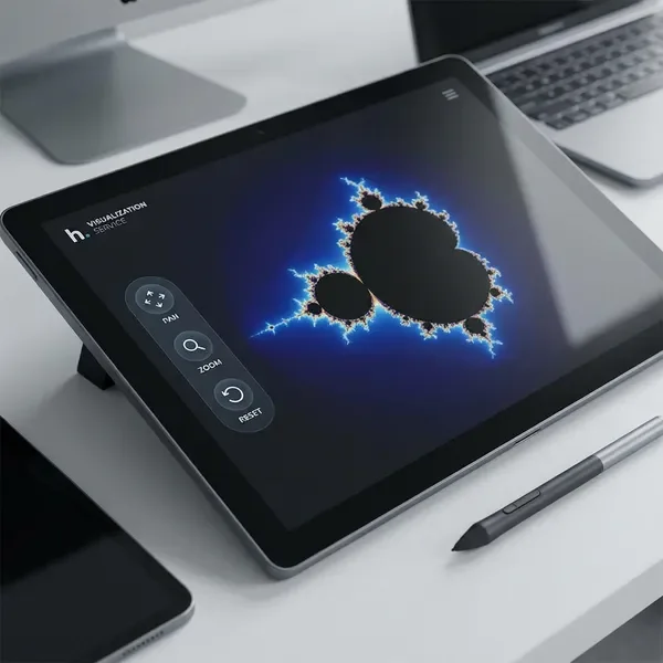 Intuitive navigation controls for fractal exploration